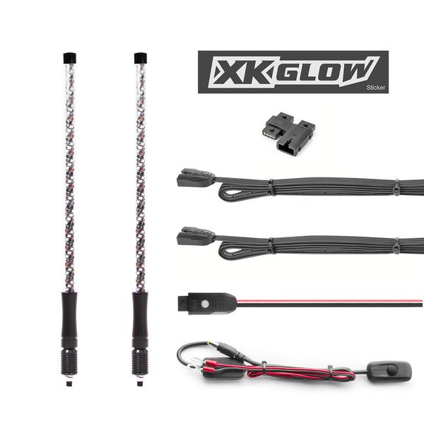 2 PC 32" WHIP WITH XKCHROME CONTROLLER | XK-WHIPC-ADV