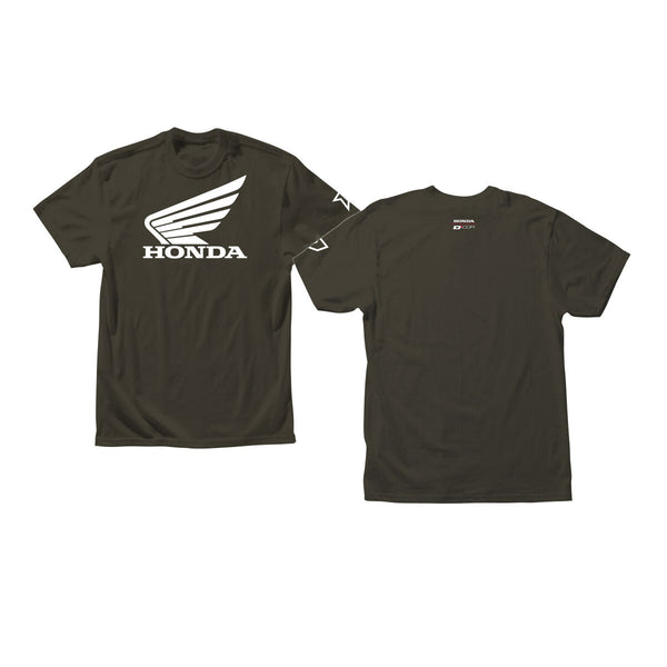 HONDA WING II T-SHIRT BLACK MD | 80-116-2