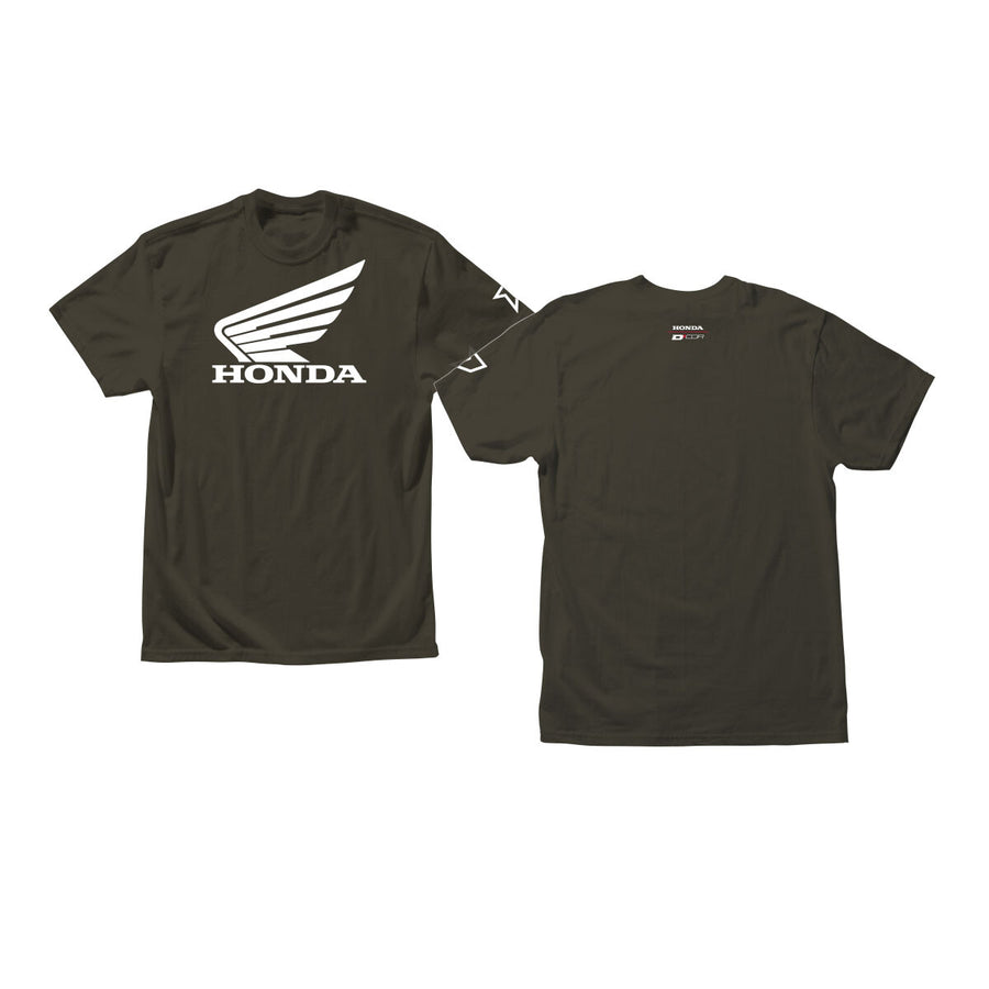 HONDA WING II T-SHIRT BLACK MD | 80-116-2