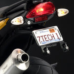 LICENSE PLATE BRACKET W/HELMET LOCK BLACK BMW | Z5505A