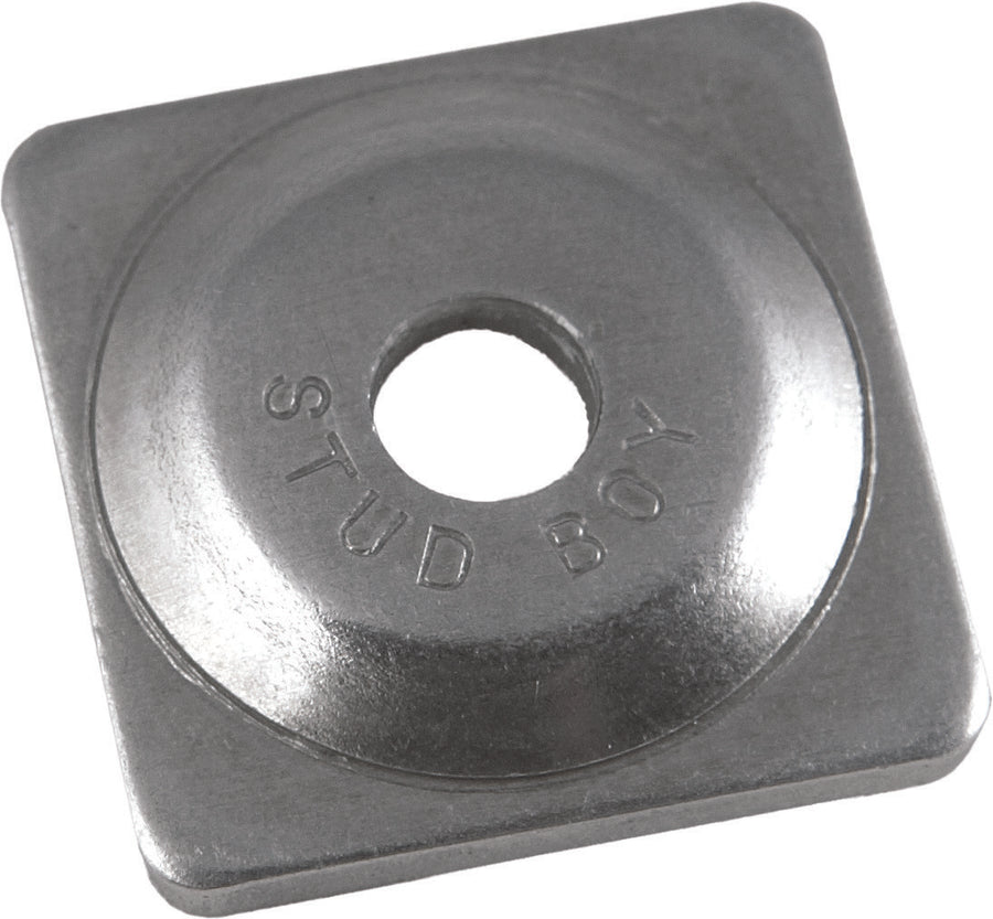 SQUARE BACKER PLATES ALUMINUM 24/PK