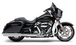 909-TWINS 4" SLIP-ONS CHROME FLH/FLT 17-25