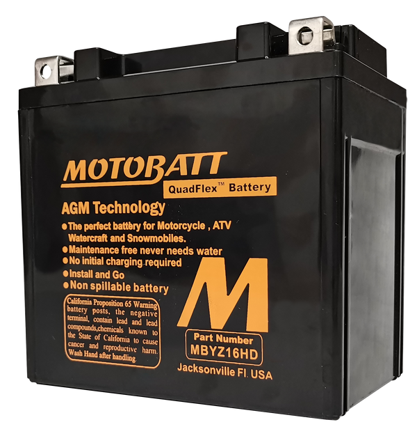 BATTERY MBYZ16HD SEALED FACTORY ACTIVATED | MBYZ16HD