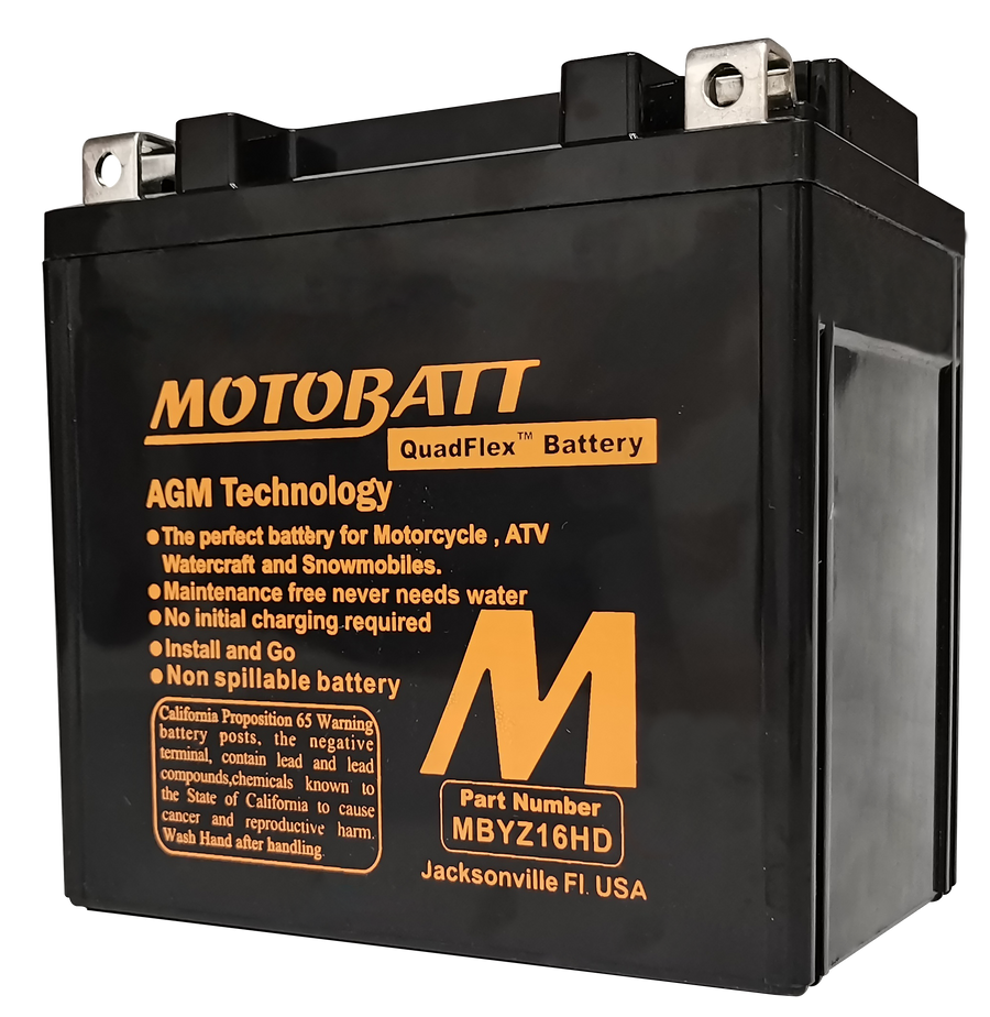 BATTERY MBYZ16HD SEALED FACTORY ACTIVATED | MBYZ16HD