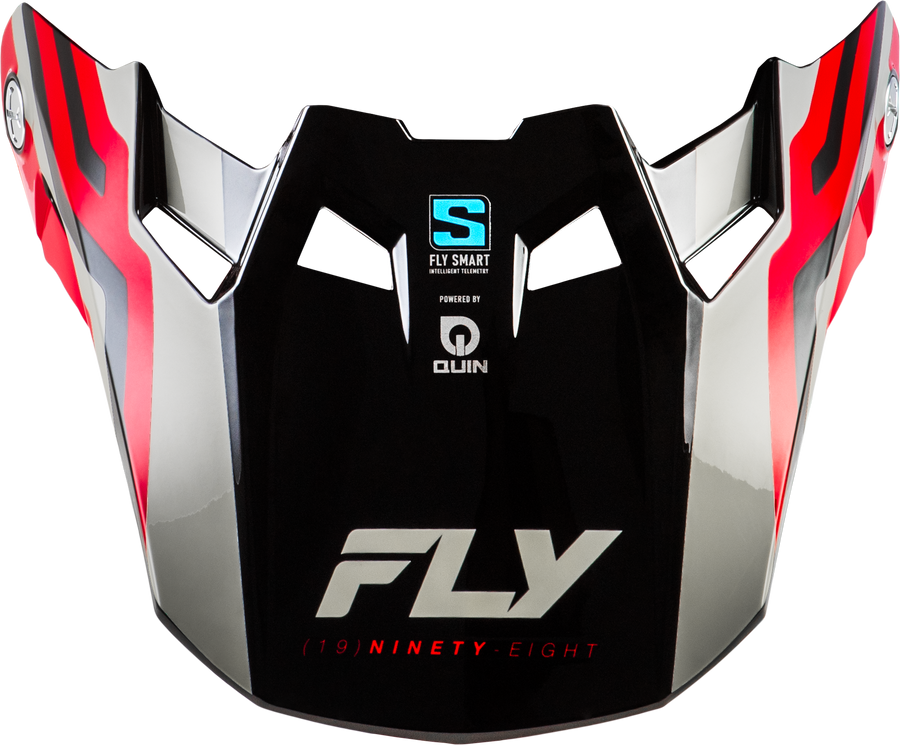 FORMULA S CARBON BYTE VISOR RED CARBON/RED/GREY MD/LG