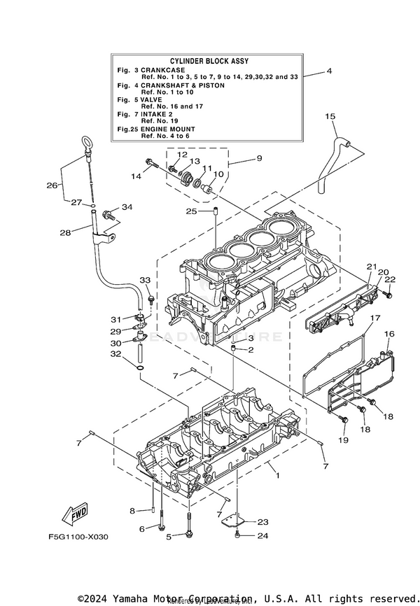 GASKET, WATER INLET | 6CS-12517-00-00