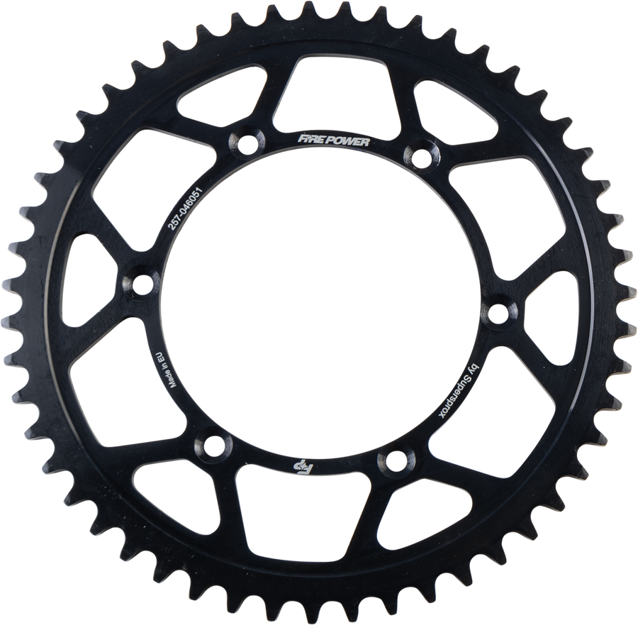 REAR SPROCKET STEEL 51T BLK