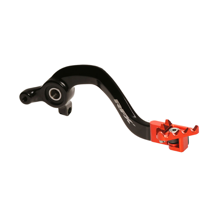 REAR BRAKE PEDAL ORANGE FOLDING-TIP KTM | FXRB 50300 99OR