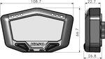 X-2 BOOST GAUGE W/ AIR/FUEL RATIO AND TEMPERATURE
