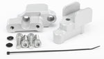 HANDLEBAR RISERS SILVER BMW