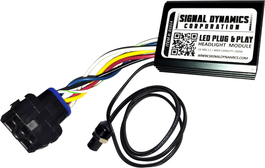 PLUG & PLAY HEADLIGHT MODULE HALOGEN & LED 2-1/4X1-5/8-5/8"