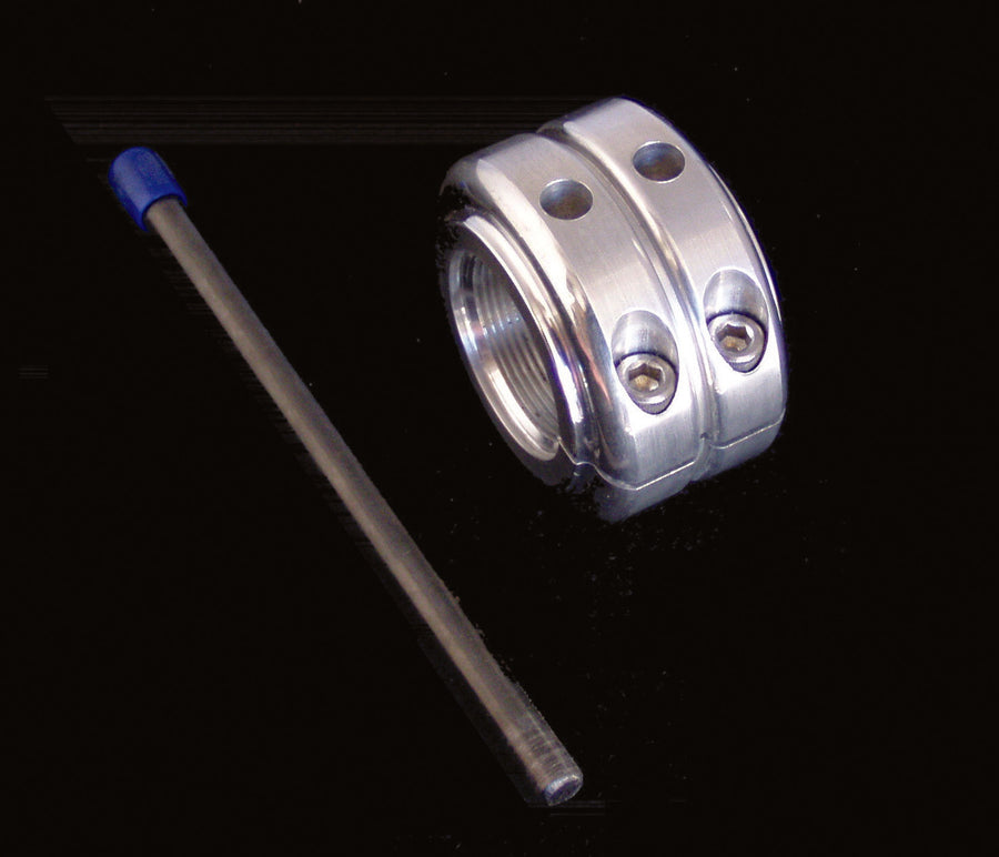 AXLE LOCKING NUT - DOUBLE (SILVER)