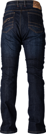 WOMENS STRAIGHT LEG 2 JEANS DARK BLUE XS