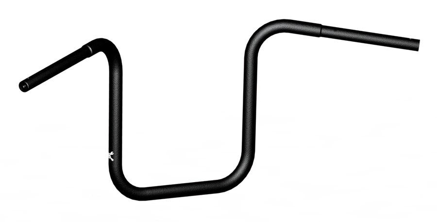 APE HANGERS 12" BLACK | B12-1700TFB