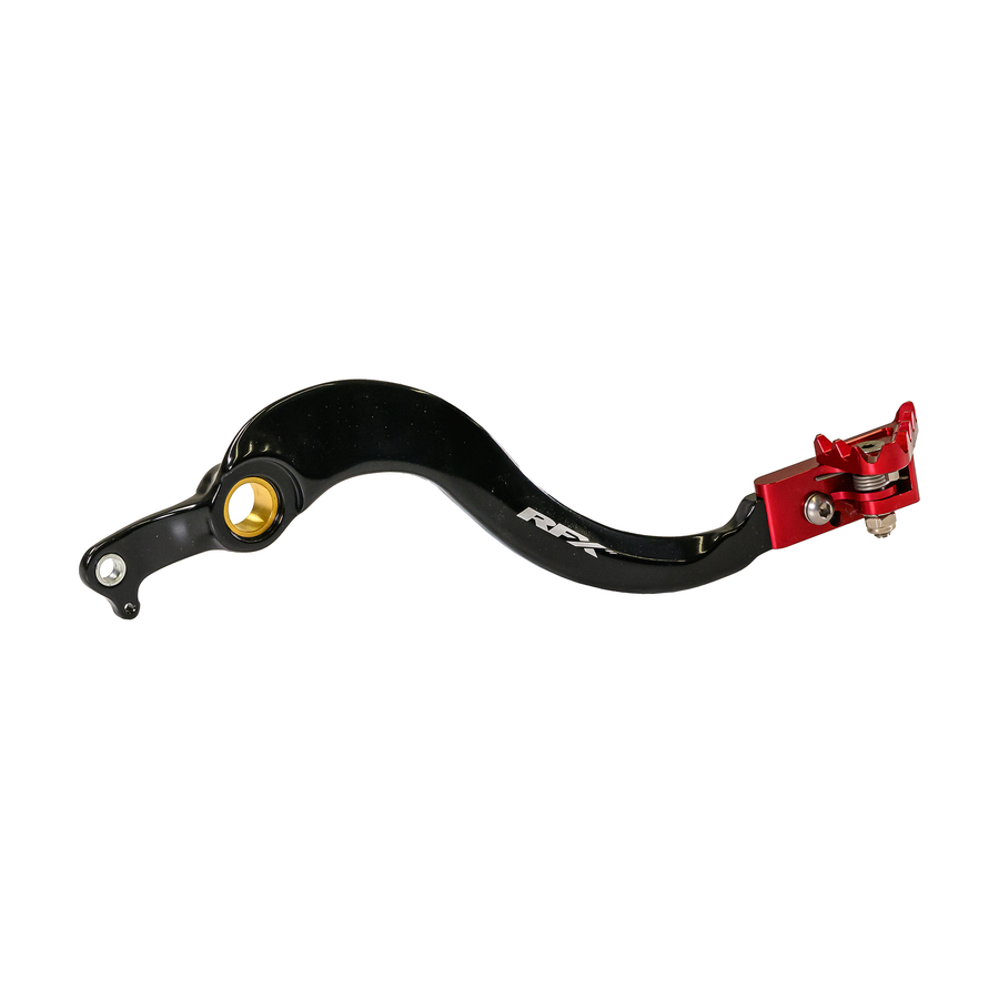 REAR BRAKE PEDAL RED FOLDING-TIP HON | FXRB 10600 99RD