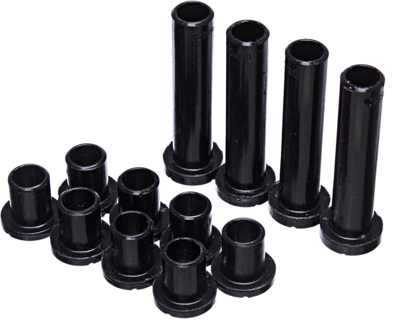 CONTROL ARM BUSHINGS FRONT BLACK POL