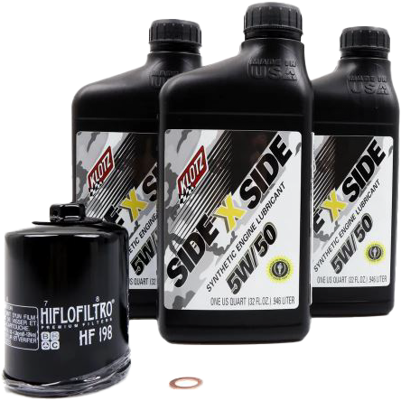 SIDEXSIDE OIL CHANGE KIT 5W50 /W OIL FILTER POL | KU-100