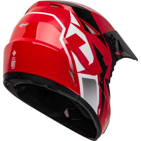 MX-46 COMPOUND HELMET RED/BLACK/WHITE