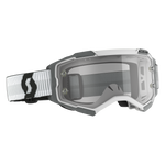 FURY GOGGLE WHITE/GREY CLEAR WORKS LENS