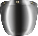 BUBBLE SHIELD 3-SNAP FLIP-UP SILVER IRIDIUM UNIVERSAL