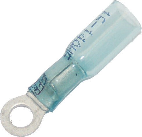 RING TERMINAL HEAT SEALABLE #8 16-14 25-PK | NIS-19164-0033