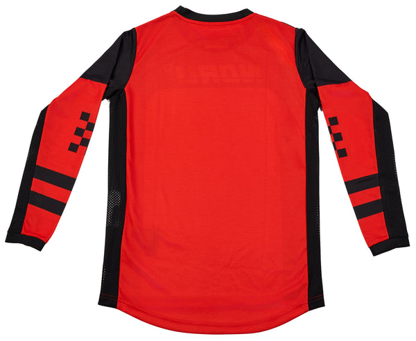 JMX YTH VENTED JERSEY RDBK