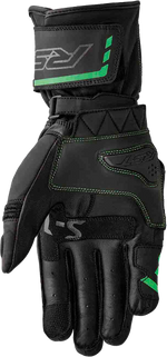 S1 GLOVE BLK/FLO-GREEN LEATHER