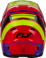 KINETIC SCRAP HELMET RED/HI-VIS/PURPLE/BLACK
