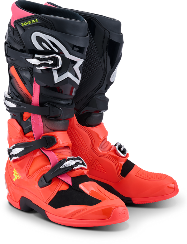 TECH 7 BLACK/RED FLUO/PINK FLUO 8 | 2012025-1576-8