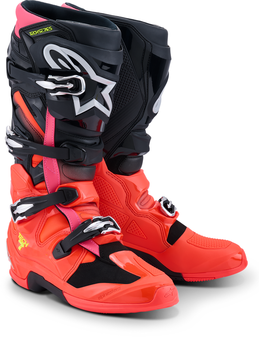 TECH 7 BLACK/RED FLUO/PINK FLUO 9 | 2012025-1576-9