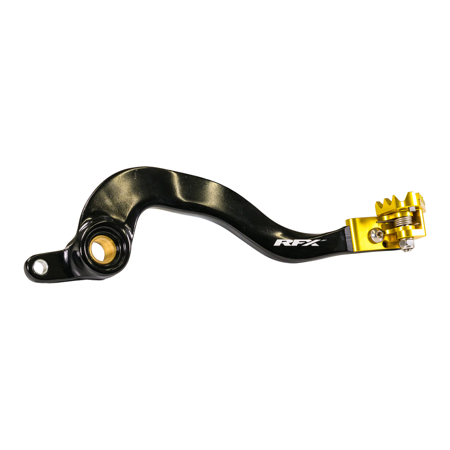 REAR BRAKE PEDAL YELLOW FOLDING-TIP SUZ | FXRB 30100 99YL