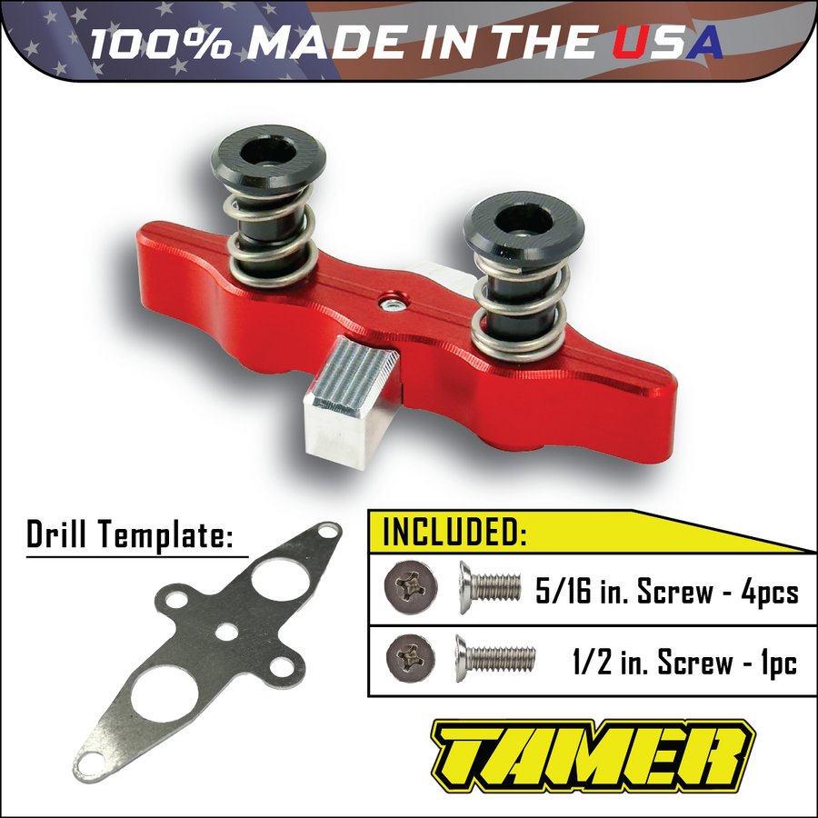 TAMER DOUBLE BUTTON X-WING RED