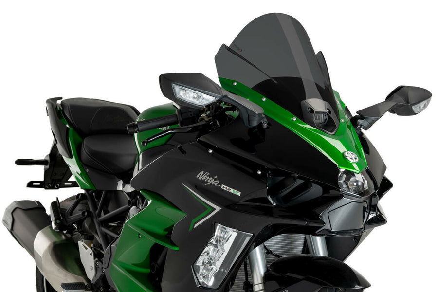 WINDSCREEN Z-RACING DARK SMOKE KAW