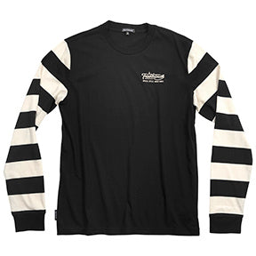 JAILBREAK STRP LS TEE BK