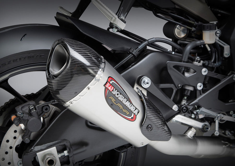 EXHAUST RACE ALPHA-T SLIP-ON SS-SS-CF WORKS | 13141CP520