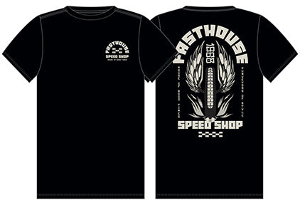 IRON STEED SS TEE BLACK