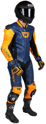 APEX V1 1PC SUIT ORG/BLU