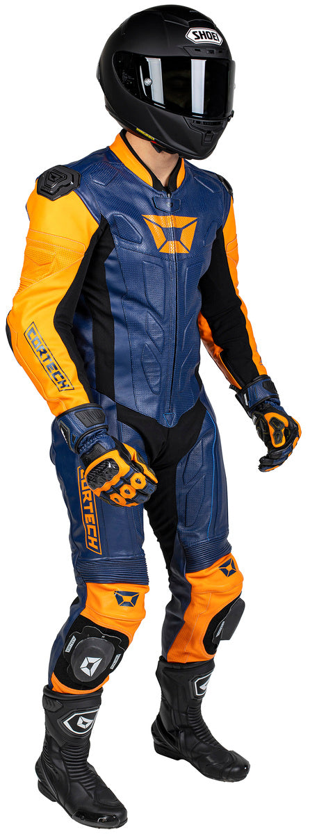 APEX V1 1PC SUIT ORG/BLU
