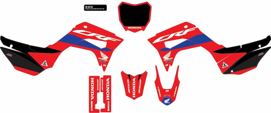 COMP KIT HONDA HRC BLACK BG | 20-10-111