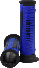 A350 TURISMO GRIPS BLUE/BLACK PAIR