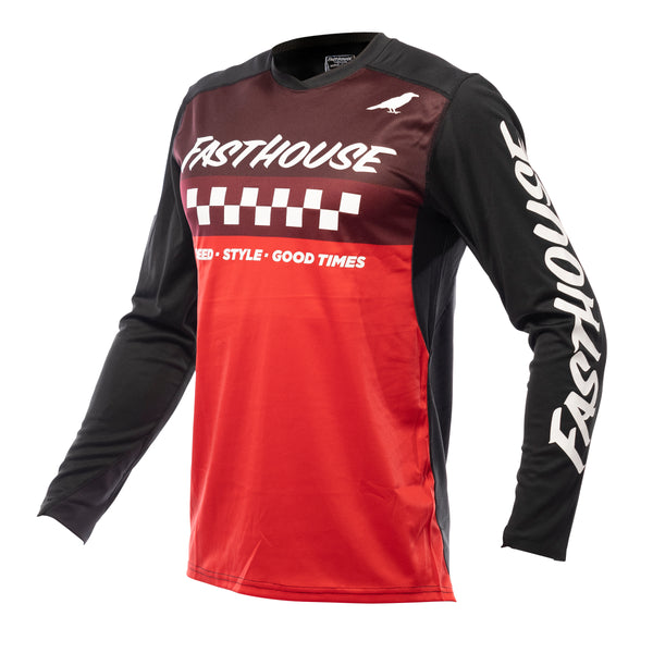 ELROD JERSEY BLACK/RED 2X