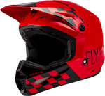 KINETIC LITE RIVAL HELMET GLOSS RED/BLACK