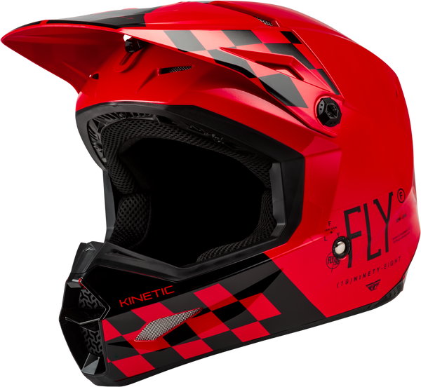 KINETIC LITE RIVAL HELMET GLOSS RED/BLACK