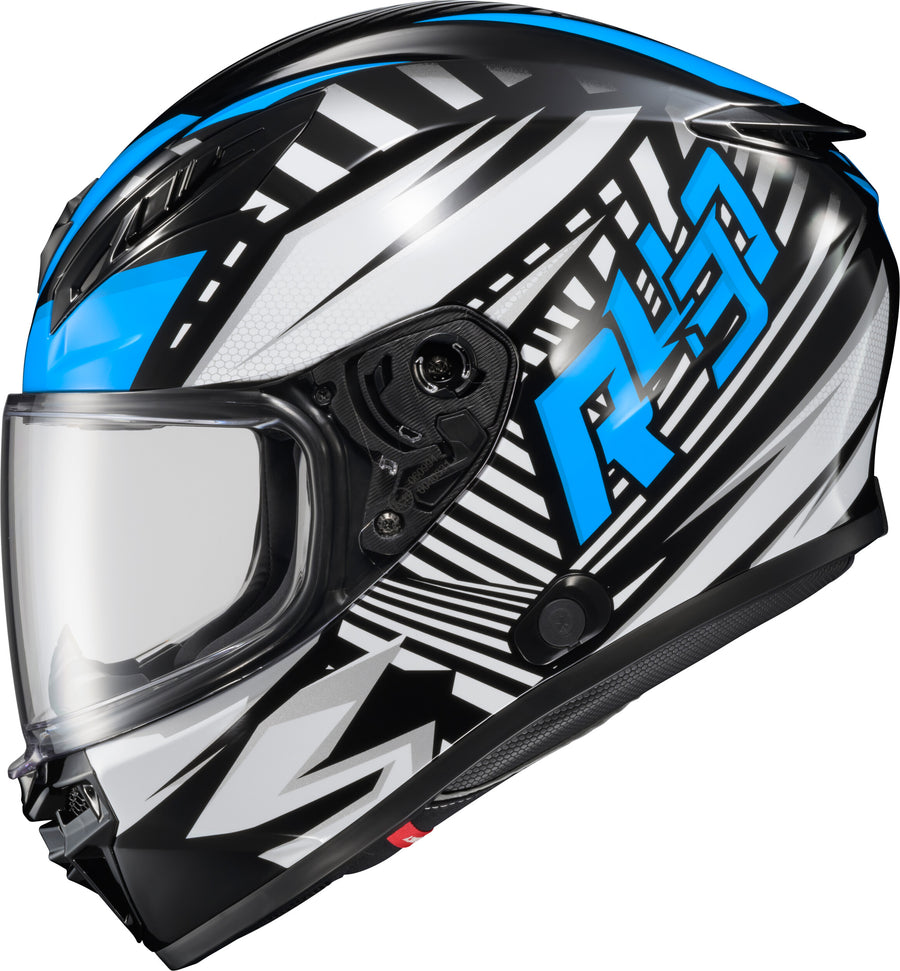 EXO-R430 FULL-FACE HELMET HEAD TRIP LIGHT BLUE XL
