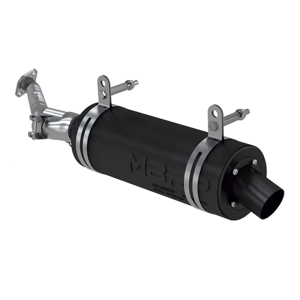 SINGLE SLIP-ON SYSTEM W/ 4.25" SPORT MUFFLER BLK | AT-6600SP