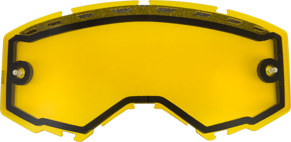 DUAL LENS W/VENTS AND POST YELLOW | FLB-029