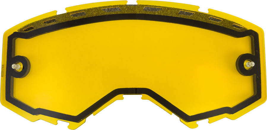 DUAL LENS W/VENTS AND POST YELLOW | FLB-029