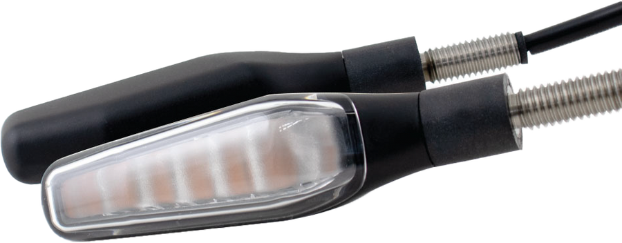 GW-04 LED TURN SIGNALS SEQUENTIAL MATTE BLACK PAIR | HE051001