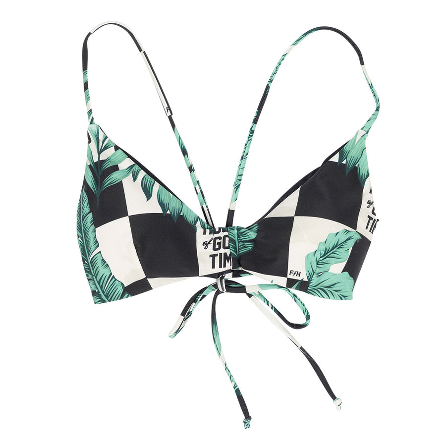 WM POOLSIDE BIKINITOP B/W 2X