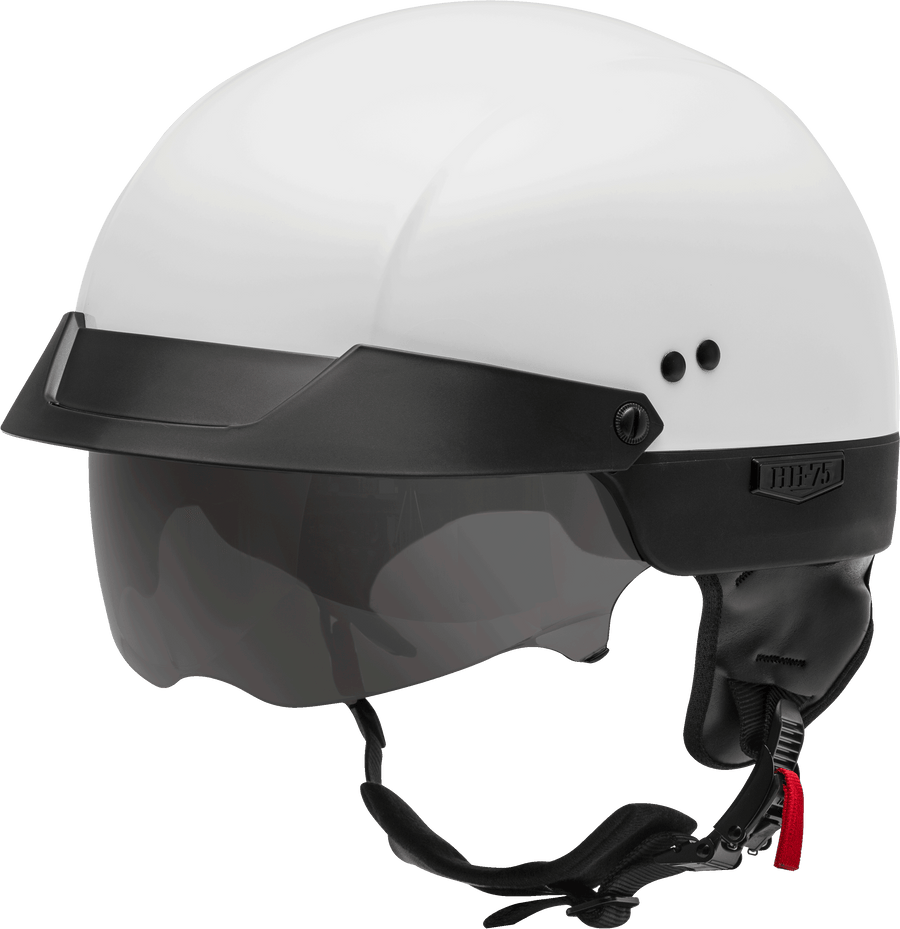 HH-75 HALF HELMET WHITE